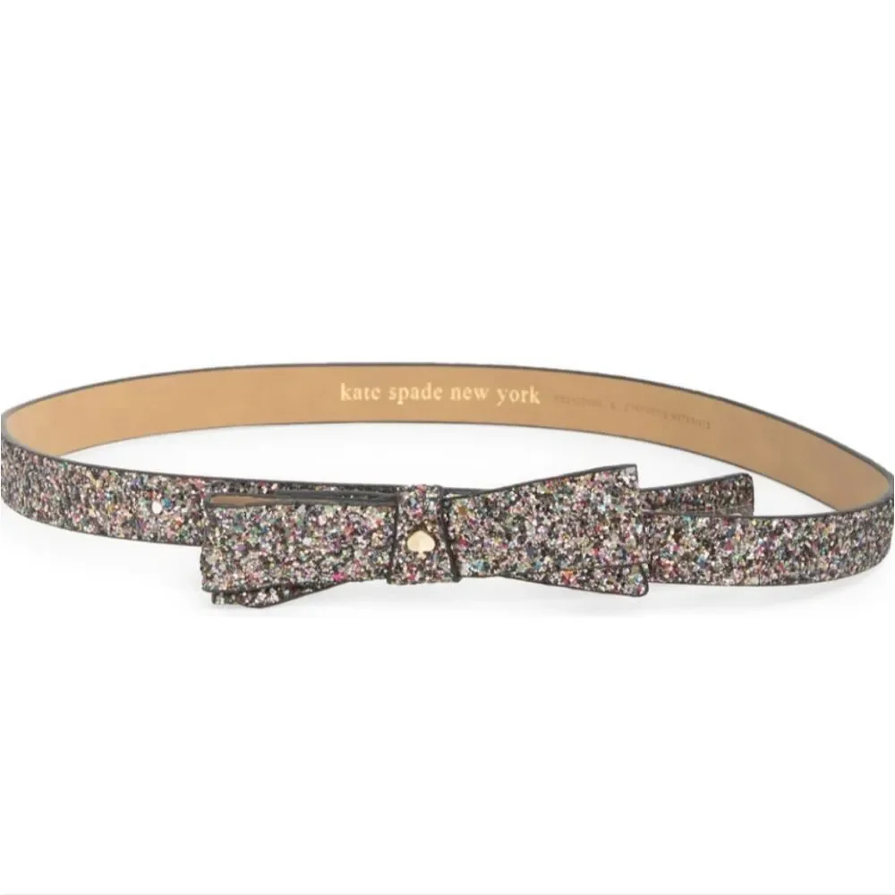 Kate Spade Glitter Bow Belt‎